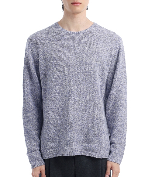 AURALEE]AIRY SILK WOOL KNIT P/O TOP TOP LIGHT PURPLE (A25AP01JZ