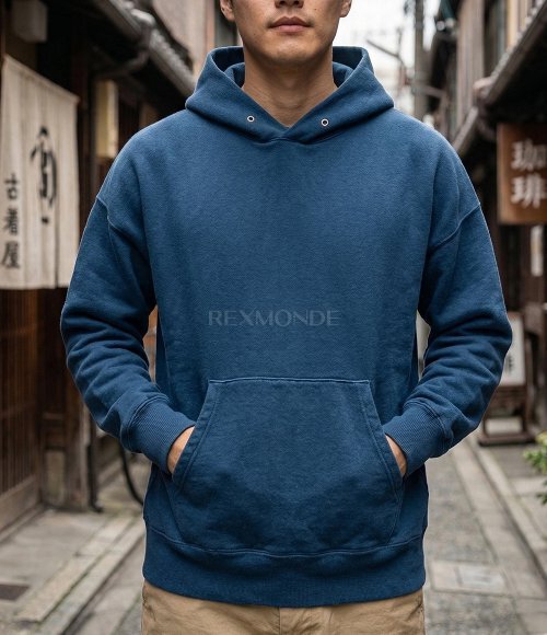 VISVIM]JUMBO SB HOODIE P.O. DMGD (U.D.) (0125205010012 INDIGO