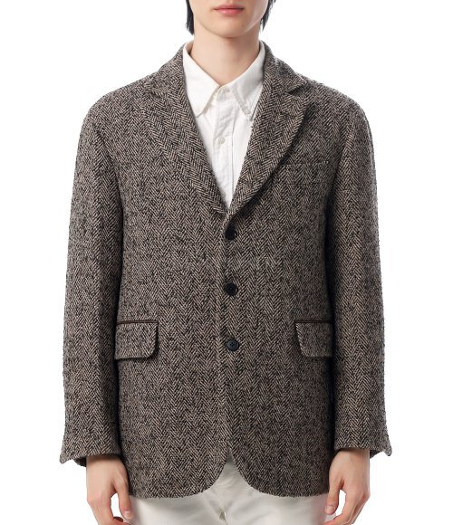 KAPTAIN SUNSHINE]4B Hunter Jacket (KS25FJK03-HERRINGBONE) | 렉스몬드