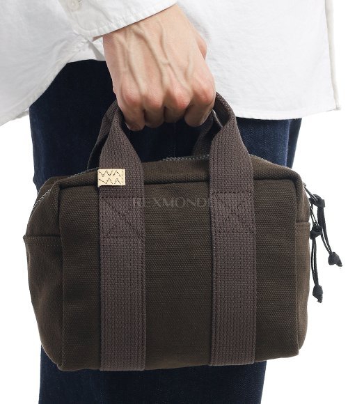 VISVIM]CANVAS PLURA BAG SMALL (0126103003027 CHARCOAL) | 렉스몬드
