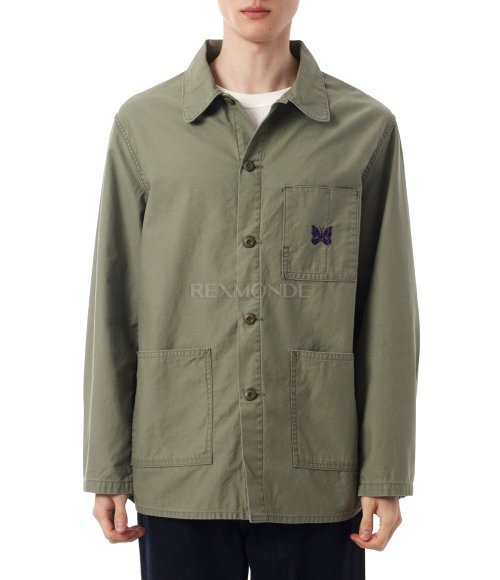 NEEDLES]D.N. Coverall Reversed Sateen - OLIVE (SX168) | 렉스몬드
