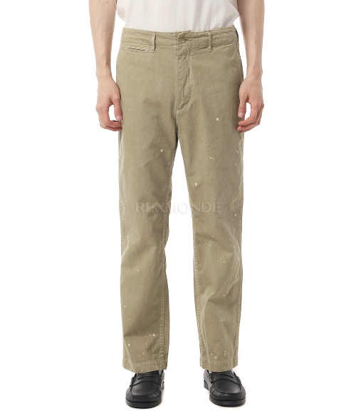 茜様auralee WASHED FINX LIGHT CHINO PANTS AURALEE]GARMENT-DYED FINX LIGHT CHINO PANTS - BEIGE (A26SP03LF