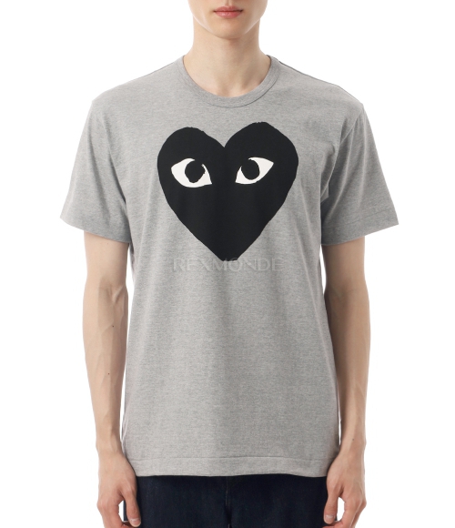 Comme des Garcons Tシャツ COMME DES GARCONS]빅하트 프린트 반팔 티셔츠 (AX T084 051 1) | 렉스몬드