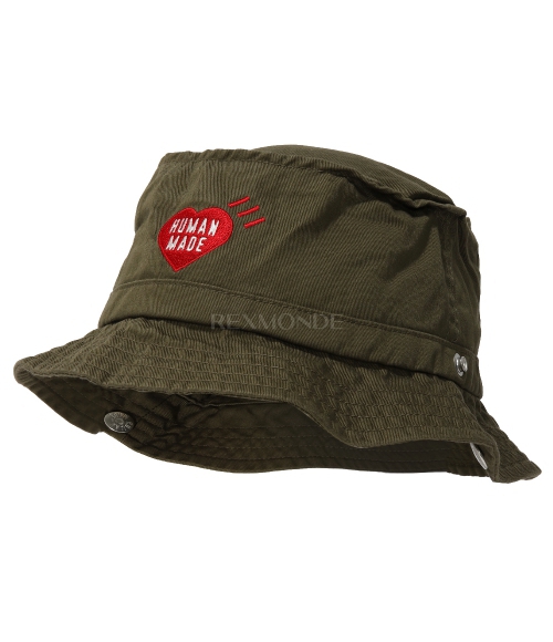 HUMAN MADE]BUCKET HAT (HM31GD016 OLIVE DRAB) | 렉스몬드