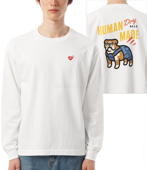 HUMAN MADE]GRAPHIC L/S T-SHIRT (HM31CS037 WHITE) | 렉스몬드