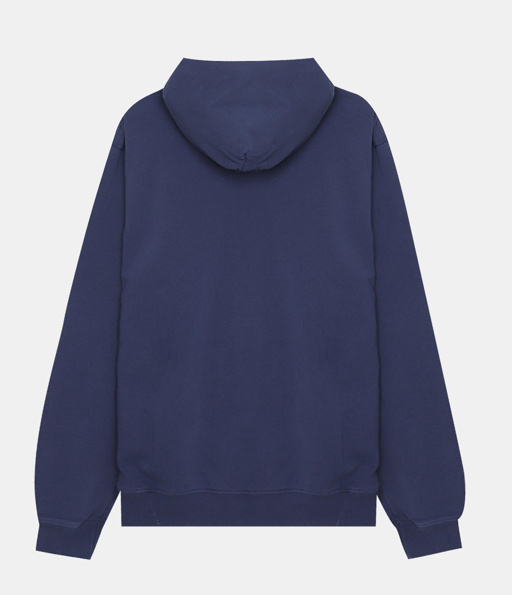 (국내정품) SPORTY&RICH 추가생산 SERIF LOGO HOODIE - NAVY (HO272) (세리프 로고 후디) - 리본즈(REEBONZ)