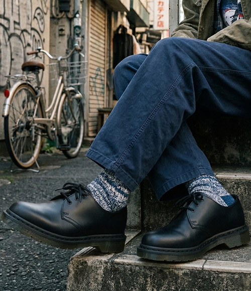 Leather Shoes Dr Martens 1461 Mono Homme Martens 1461 Gothic