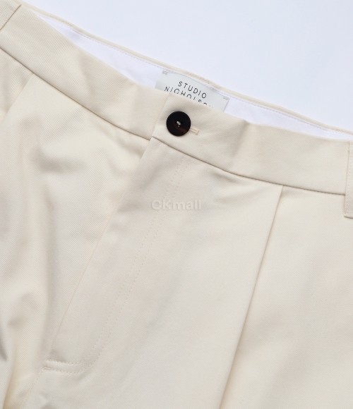 パンツ Studio Nicholson Sorte Cream SNM-351 M スタジオニコルソン STUDIO NICHOLSON STUDIO NICHOLSON ワイドパンツ