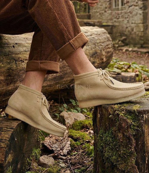 Maple Suede Wallabee Boots Clarks Originals Wallabee Maple Suede