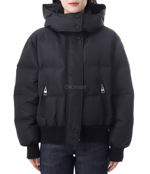 ALEXANDER MCQUEEN]그래피티 하이넥 숏 패딩 자켓 (672752 QEADE