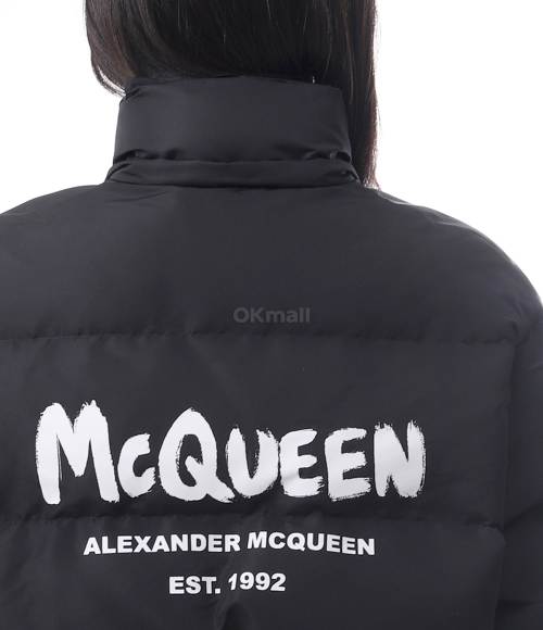 【Alexander mcqueen】Short Padding Jacket★672752 QEADE 1000 org.jpg