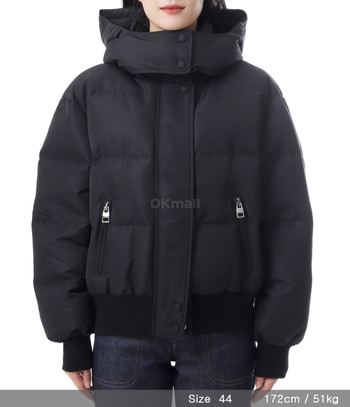ALEXANDER MCQUEEN]그래피티 하이넥 숏 패딩 자켓 (672752 QEADE