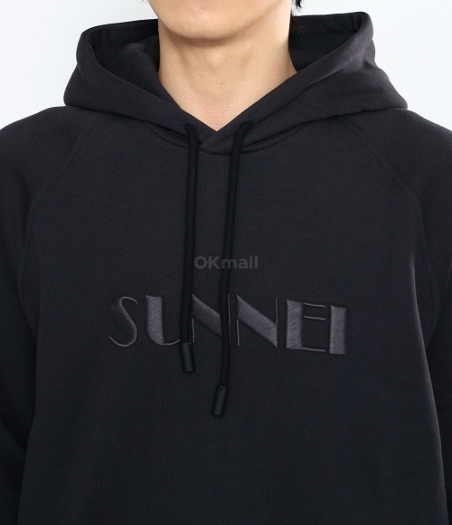 SUNNEI｜HOODIES/SWEATS (HOODIE (CRTWXJER043 JER010 001)) Sunnei logo-print Cotton Hoodie | Blue | FARFETCH JO