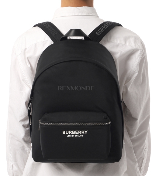 BURBERRY]Logo Print Nylon Backpack (8063495) | 렉스몬드