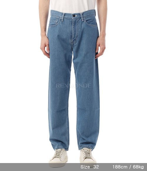 nanamica]5Pockets Straight Denim Pants - Indigo Bleach (SUCS305E