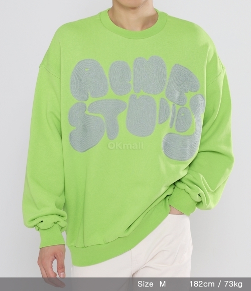 ★Acne Studios★BI0172 ABE Sweater Acne Studios Fyre Bubble Logo Crewneck BI0172-ABE