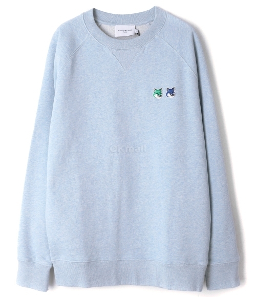 MAISON KITSUNE]DOUBLE MONOCHROME FOX HEAD CLASSIC SWEATSHIRT