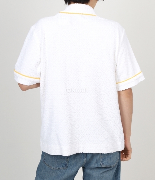 Mサイズ CASABLANCA 白黒ポートレート 長袖アロハシャツ CASABLANCA 白黒ポートレート 長袖アロハシャツ Mサイズ