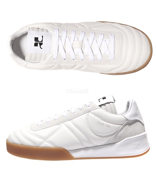Courreges]CLUB 02 LEATHER SNEAKERS (223SSN006CR0023 0001