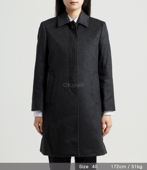 Thom Browne]클래식 칼라 캐시미어 오버코트 (FOC546A 05387 025