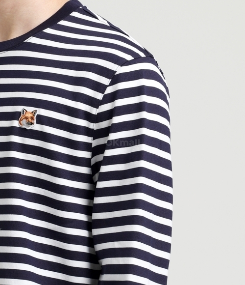 ★送料無料★FOX REGULAR MARIN T-SHIRT LM00105KJ0044 S480 FOX HEAD PATCH REGULAR MARIN TEE SHIRT | Maison Kitsuné