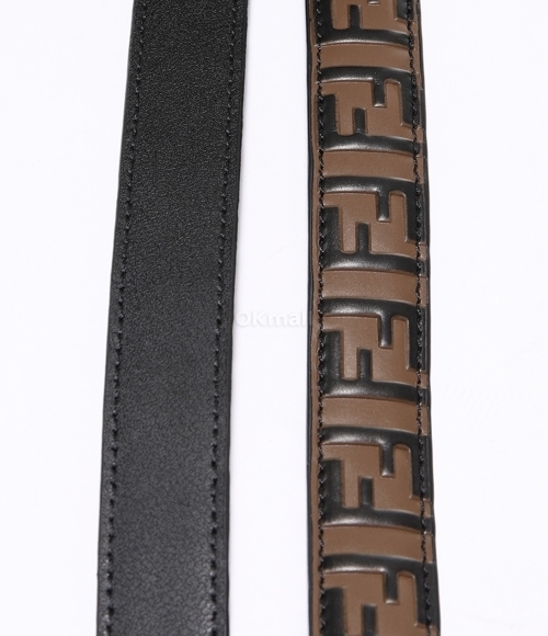 FENDI]Squared FF leather belt (8C0648 AQ1J F1N1Y) | 오케이몰