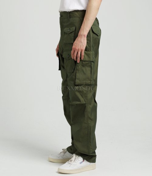Engineered Garments]FA Pant_Olive CP Weather Poplin (23F1F016