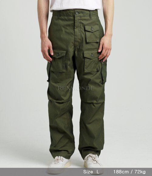 パンツ Fatigue Pant - CP Weather Poplin Engineered Garments]FA Pant_Olive CP Weather Poplin (23F1F016