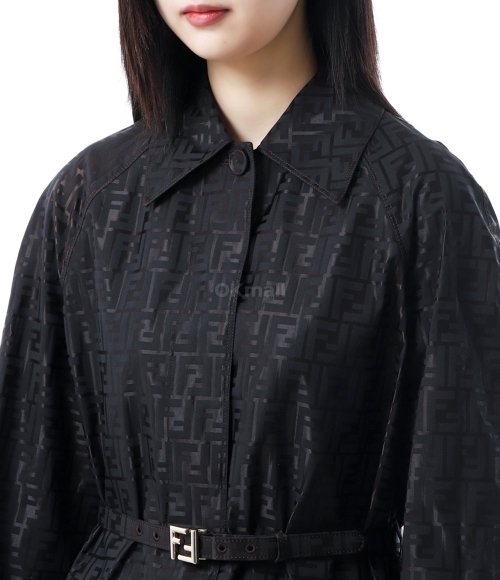 FENDI｜JACKETS (FF fabric trench coat (FF8998 AM3U F0TU7 Fendi FF Jacquard Trench Coat – LOZURI®