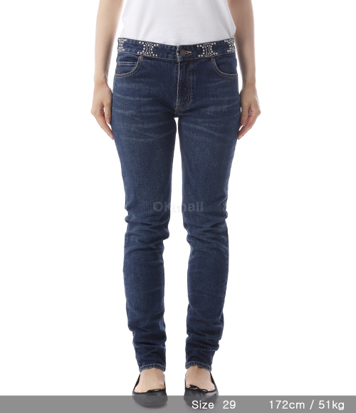 CELINE]NEO SKINNY JEANS IN CLEAN DARK UNION WASH DENIM