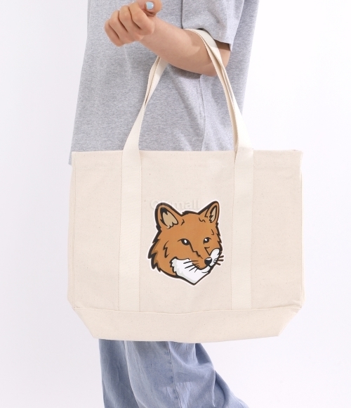 MAISON KITSUNE]FOX HEAD TOTE BAG (LW05101WW0050-P700) | 오케이몰