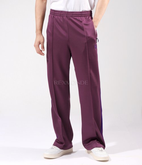 NEEDLES]Track Pant - Poly Smooth WINE (NS246) | 오케이몰