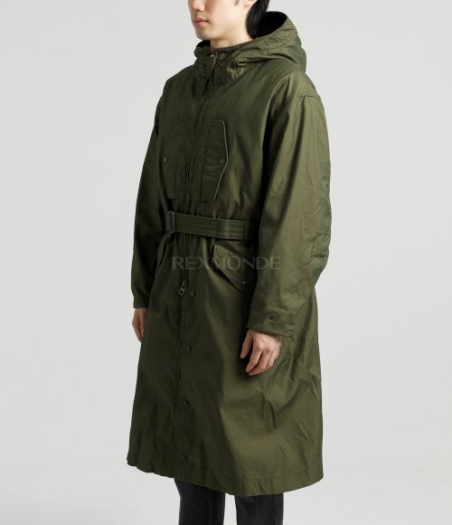 Engineered Garments]Storm Coat - Olive CP Weather Poplin (23F1D033