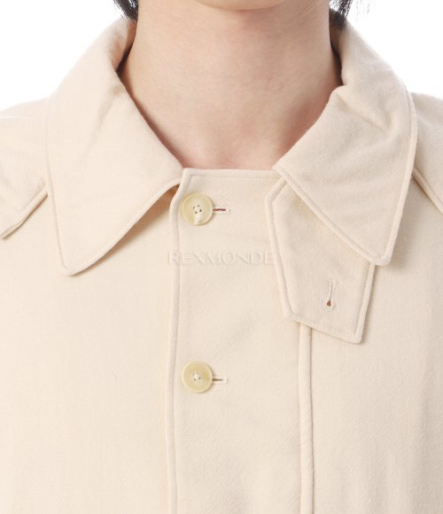 AURALEE]AIRY WOOL VIYELLA P/O ANORAK IVORYWHITE (A23AP01VT