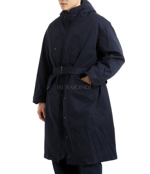 Engineered Garments]Storm Coat A - Dk.Navy PC Coated Cloth
