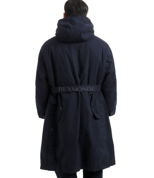Engineered Garments]Storm Coat A - Dk.Navy PC Coated Cloth
