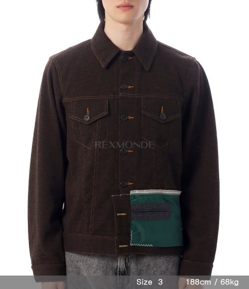 KOLOR]23WCM-G11201 - B Jacket Brown | 렉스몬드