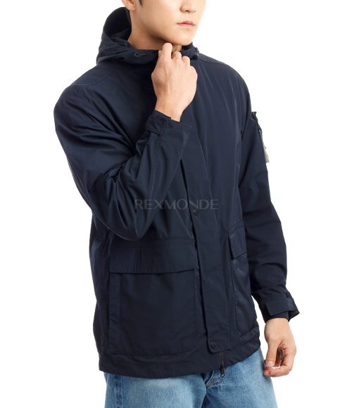 STONE ISLAND]41526 Micro Twill Hooded Jacket (801541526 V0020