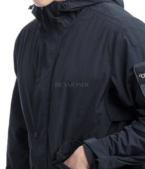 STONE ISLAND]41526 Micro Twill Hooded Jacket (801541526 V0020