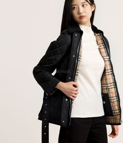 BURBERRY]diamond quilting nylon jacket (8071843) | 오케이몰