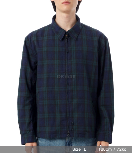 ジャケット・アウター Engineered Garments Claigton Jacket Engineered Garments Claigton Jacket | Blackwatch Cotton Linen