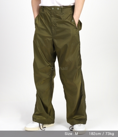 Engineered Garments]Over Pant B - Olive Nylon Ripstop