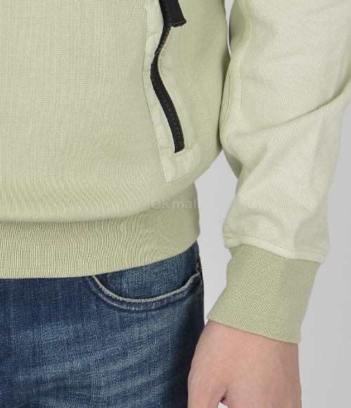 STONE ｜HOOD/ZIP-UP (65777 Mercerized Cotton Fleec STONE ISLAND]65777 Mercerized Cotton Fleece/ Heavy Cotton