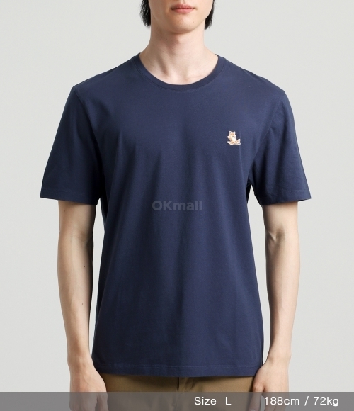 MAISON KITSUNE]CHILLAX FOX PATCH REGULAR T-SHIRT