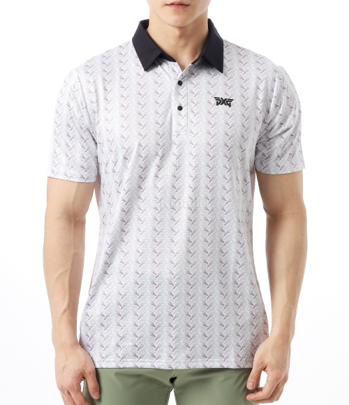 PXG]ATHLETIC FIT SAGUARO PERFORATED POLO (CM-MS23ATP1-48A) | 오케이몰