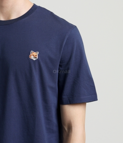 MAISON KITSUNE]FOXHEAD PATCH REGULAR T-SHIRT (LM00104KJ0008