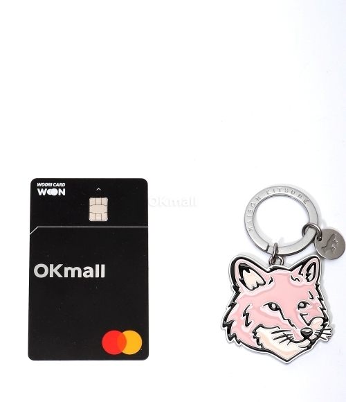 【即完！】MAISON Kitsuné FOX KEYRING Maison Kitsuné BOLD FOX HEAD KEYRING | REVERSIBLE
