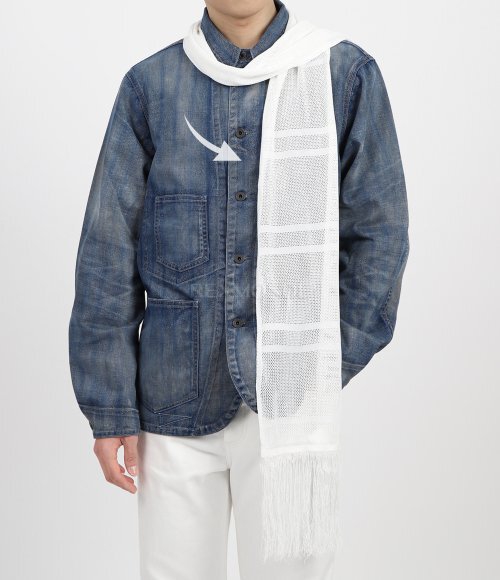 OUR LEGACY]PIANO SCARF GLISTER CROONER VISCOSE (A2248PG) | 렉스몬드