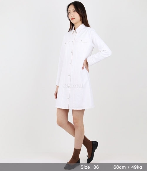 A.P.C｜DRESSES (Alpine Denim Dress (COFCN F35038 AAB)) A.P.C]Alpine Denim Dress (COFCN F35038 AAB) | 오케이몰