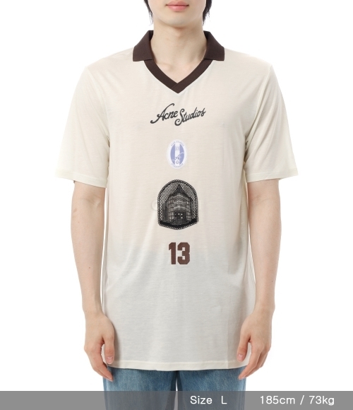 ★Acne Studios★BL0382 AEF Acne Studios｜SHORT-SLEEVED PIQUE/COLLAR (BL0382 AEF) (Acne